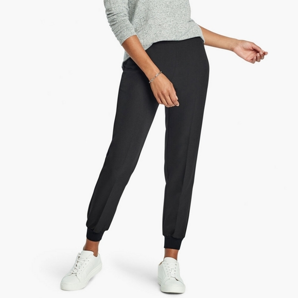 NIC+ZOE Pants - Nic + Zoe Black Scuba Jogger High Rise Dress Pants Size Medium